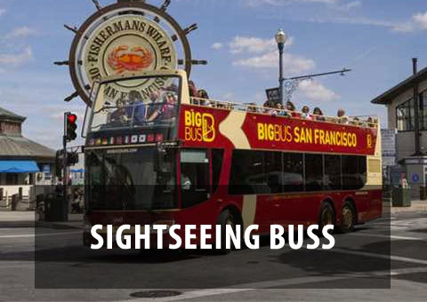 San Francisco sightseeing med buss