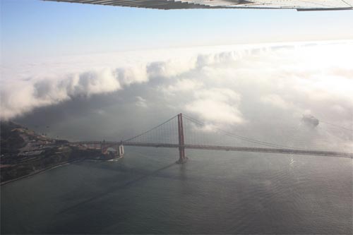 Flygtur över San Francisco
